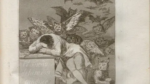 Grabado de 'Los Caprichos' de Goya