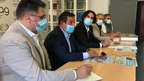 Rueda de prensa de presentaci&oacute;n del Casco Viejo Hist&oacute;rico Brigadier Churruca.