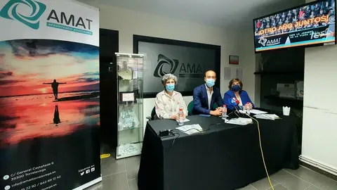 Rueda de prensa de AMAT y el alcalde de  Torrelavega
