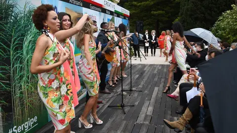 Encuentro Portugal - Cantabria - Brasil. Jornada Brasil - Desfile Abrahao Bispo