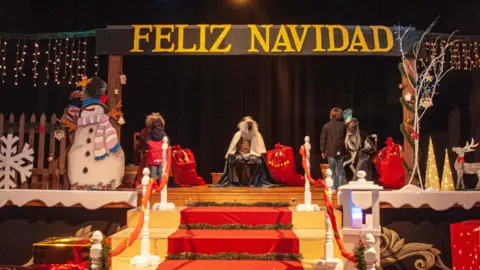 Visita de los Reyes Magos en Puente San Miguel en el a&ntilde;o 2020