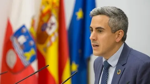11:00 Sala de Prensa del Gobierno de Cantabria. El vicepresidente y consejero de Universidades, Igualdad, Cultura y Deporte, Pablo Zuloaga, informa, en rueda de prensa, de los acuerdos del Consejo de Gobierno. 12 de marzo de 2020 &copy; Ra&uacute;l Lucio