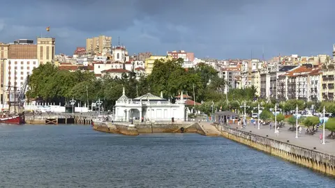 Santander waterfront mansion with pier