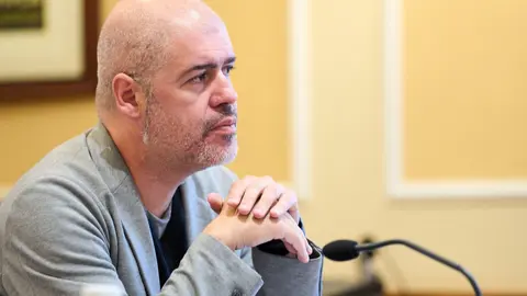 27/9/22  SANTANDER
ep  CCOO 
Rueda de prensa del secretario general de CCOO, Unai Sordo; el secretario general de la Federaci&oacute;n de Sanidad y Sectores Sociosanitarios de CCOO, Humberto Mu&ntilde;oz; y la secretaria general de la Federaci&oacute;n en Cantabria, Arantxa Cossio, con motivo de una jornada sobre Atenci&oacute;n Primaria



FOTO: 
