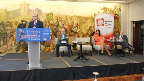 09:00 horas. Hotel Bah&iacute;a (Santander). El consejero de Industria, Turismo, Innovaci&oacute;n, Transporte y Comercio, Javier L&oacute;pez Marcano, inaugura el II Foro de Comercio Minorista de Cantabria. 8 de noviembre de 2022 &copy; Ra&uacute;l Lucio