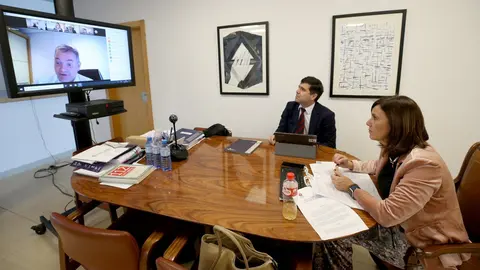 La consejera de Presidencia, Interior, Justicia y Acci&oacute;n Exterior, Paula Fern&aacute;ndez, se re&uacute;ne con representantes del Consejo General del Poder Judicial (CGPJ) para abordar la formaci&oacute;n de los miembros de la carrera judicial en Cantabria.
20 DIC 22