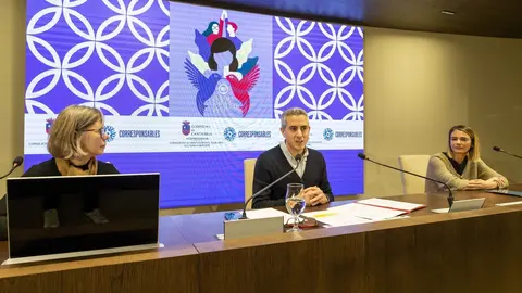 12:30 horas. Palacio de Festivales
El vicepresidente y consejero de Universidades, Igualdad, Cultura y Deporte, Pablo
Zuloaga, presenta los videos de la campa&ntilde;a del Plan Corresponsables. 04 ENERO 2023 &copy; Miguel De la Parra