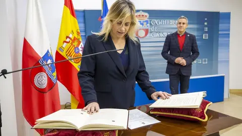 09:30 horas. Sala de prensa del Gobierno de Cantabria
El vicepresidente y consejero de Universidades, Igualdad, Cultura y Deporte, Pablo
Zuloaga, preside la toma de posesi&oacute;n de la directora general de Juventud, Marina
Bolado 23 ENERO 2023 &copy; Miguel De la Parra
