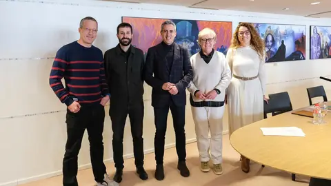 11:00 horas. Palacio de Festivales de Cantabria (Sala Jos&eacute; Ram&oacute;n S&aacute;nchez). El vicepresidente y consejero de Universidades, Igualdad, Cultura y Deporte, Pablo Zuloaga, presenta el Plan Estrat&eacute;gico de Cultura y Patrimonio. 8 de febrero de 2023 &copy; Ra&uacute;l Lucio