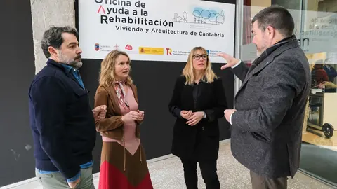 10:00 horas. Espacio Ricardo Lorenzo. Calle los Aguayos n&ordm; 5, Santander. La consejera de Empleo y Pol&iacute;ticas Sociales, Eugenia G&oacute;mez de Diego, inaugura la `Oficina de Rehabilitaci&oacute;n&acute; del Colegio de Arquitectos, acompa&ntilde;ada de la directora general de Vivienda, Alicia Garc&iacute;a, y del decano del Colegio Oficial de Arquitectos de Cantabria, Mois&eacute;s Castro. 17 de febrero de 2023 &copy; Ra&uacute;l Lucio