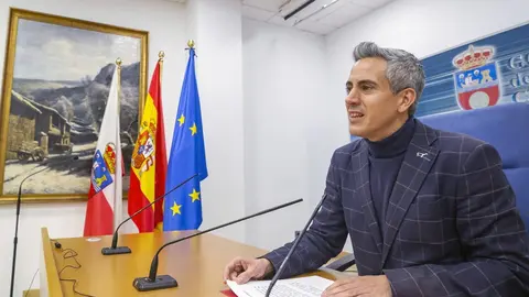 10:30 horas. Sala de prensa del Gobierno de Cantabria
El vicepresidente y consejero de Universidades, Igualdad, Cultura y Deporte, Pablo Zuloaga, informa, en rueda de prensa, de los acuerdos de Consejo de Gobierno.
&copy;Lara Revilla