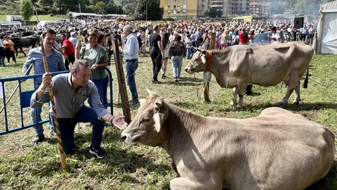 13:30 horas. Finca de Las Hayas, Li&eacute;rganes
El consejero de Desarrollo Rural, Ganader&iacute;a, Pesca, Alimentaci&oacute;n y Medio
Ambiente, Guillermo Blanco, asiste a la Feria Ganadera de Li&eacute;rganes. 17 SEPTIEMBRE 2022 &copy; Oficina de comunicaci&oacute;n