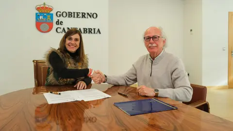 10:00 horas. Despacho de la consejera de Presidencia, Interior, Justicia y Acci&oacute;n Exterior. La consejera de Presidencia, Interior, Justicia y Acci&oacute;n Exterior, Paula Fern&aacute;ndez, firma un convenio de colaboraci&oacute;n con la Casa de Europa en Cantabria. 27 de marzo de 2023 &copy; Ra&uacute;l Lucio