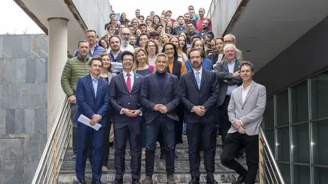 11:30 horas. Instituto de Hidr&aacute;ulica. PCTCAN
El vicepresidente y consejero de Universidades, Igualdad, Cultura y Deporte, Pablo Zuloaga, interviene en la presentaci&oacute;n del plan complementario de Ciencias Marinas. 31 MARZO 2023 &copy; Miguel De la Parra 