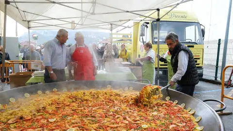 14:30 horas. Liendo. Barrio Hazas, Plaza Navedo. El presidente de Cantabria, Miguel &Aacute;ngel Revilla, asiste a la celebraci&oacute;n de la festividad de San Isidro de Labrador. 15 de mayo de 2023 &copy; Ra&uacute;l Lucio