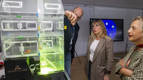 10:00 horas. Aparcamiento de los Campos de Sport de El Sardinero
La consejera de Empleo y Pol&iacute;ticas Sociales en funciones, Eugenia G&oacute;mez de Diego,
presenta la unidad m&oacute;vil de buenas pr&aacute;cticas en prevenci&oacute;n de riesgos laborales. 21 junio 2023 &copy; Miguel De la Parra