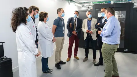 11:00 horas. Hospital Sierrallana. El vicepresidente y consejero de Universidades, Igualdad, Cultura y Deporte en funciones, Pablo Zuloaga, y el consejero de Sanidad en funciones, Ra&uacute;l Pesquera visitan este centro sanitario. 20 de junio de 2023 &copy; Ra&uacute;l Lucio