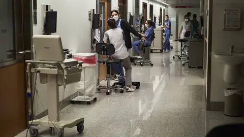 detalle de  zona postoperatiro  de la Clinica Universidad de Navarra.