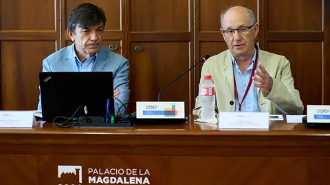 28/6/23  SANTANDER
uimp 
Jorge Sempr&uacute;n en su centenario, 1923-2023
Felipe Nieto;  Carlos Andradas, Rector MagnIfico de la UIMP

FOTO: Juan Manuel Serrano Arce

