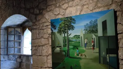 Cuadro de Emilio Gonzalez Saiz expuesto en el Castillo de Argueso (2)