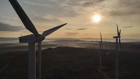 Xinzo de Limia (Ourense), 22/05/23. Reportaje sobre las energ&iacute;as renovables. En este caso, el Parque E&oacute;lico da Serra do Larouco.

Fotos: Agostime