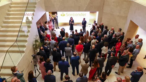 DAVID S. BUSTAMANTE 28/07/2023 SANTANDER/ CANTABRIA Presentaci&oacute;n de la nueva sede del Banco Santander en el edificio de Hern&aacute;n Cort&eacute;s a la sociedad de Cantabria 
