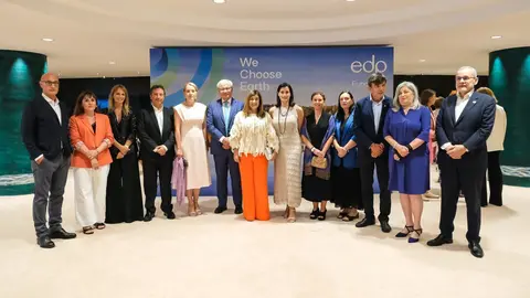 20:30 horas. Palacio de Festivales (Sala Argenta). La presidenta de Cantabria, Mar&iacute;a Jos&eacute; S&aacute;enz de Buruaga, y la consejera de Cultura, Turismo y Deporte, Eva Guillermina Fern&aacute;ndez, asisten a la inauguraci&oacute;n del Festival Internacional de Santander. 5 de agosto de 2023 &copy; Ra&uacute;l Lucio