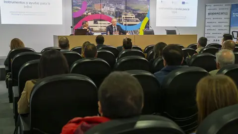 09:30 horas. Sal&oacute;n de actos del PCTCAN
El consejero de Industria, Empleo, Innovaci&oacute;n y Comercio, Eduardo Arasti, preside la jornada de Sodercan para informar de las ayudas de I+D+i de CDTI y de la propia Consejer&iacute;a. 23 OCTUBRE 2023 &copy; Miguel De la Parra