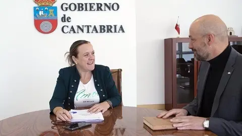 La consejera de Presidencia, Justicia, Seguridad y Simplificaci&oacute;n Administrativa, Isabel Urrutia, recibe al alcalde de Puente Viesgo, &Oacute;scar Villegas
nr
7 nov 23