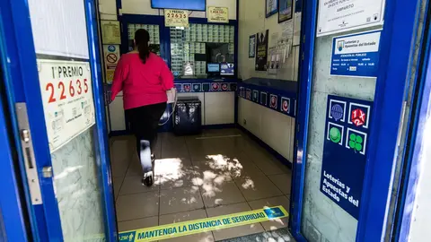 The State Lottery and Betting administrations have opened in Phase 1, maintaining the security protocol dictated by the Government of Spain during the Covid-19 Pandemic. 29 May, 2020 in Madrid, Spain