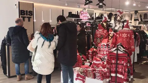 Uno de los comercios de Reinosa que han colaborado con esta iniciativa