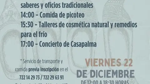 18_12 Cartel del Encuentro de Saberes, Oficios y Tradiciones
