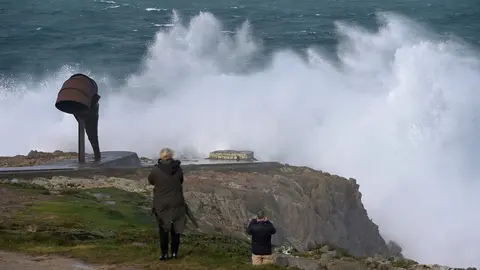 A Coru&ntilde;a. 
Efectos de la borrasca Ciar&aacute;n
en la zona de la Torre de H&eacute;rcules
03/11/2023
Foto: M. Dylan / Europa Press