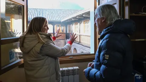 13:00 H. Ayuntamiento de Potes. La consejera de Presidencia, Justicia, Seguridad y Simplificaci&oacute;n Administrativa, Isabel Urrutia, inaugura las obras de mejora del convento de San Raimundo. 26 de diciembre de 2023 &copy; Ra&uacute;l Lucio