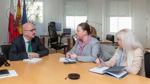 11.00.- Despacho del consejero
El consejero de Salud, C&eacute;sar Pascual, recibe a la alcaldesa de Ampuero, Amaya Fern&aacute;ndez.