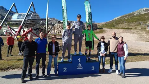 Podium masculino