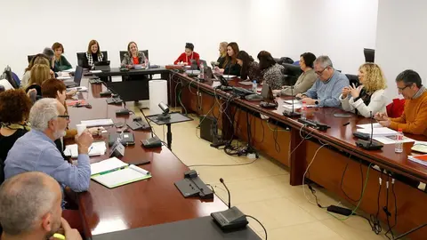 La consejera de Presidencia, Justicia, Seguridad y Simplificaci&oacute;n Administrativa, Isabel Urrutia. preside la Mesa Sectorial de Funci&oacute;n P&uacute;blica. 
12 mar 24