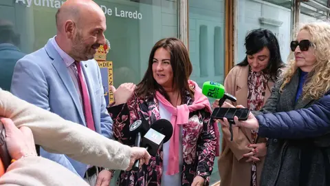 11:00 horas. Ayuntamiento de Laredo. La consejera de Inclusi&oacute;n Social, Juventud, Familias e Igualdad, Bego&ntilde;a G&oacute;mez del R&iacute;o, visita la Oficina de Servicios Sociales. 10 de abril de 2024 &copy; Ra&uacute;l Lucio