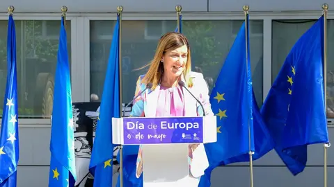 11:30 horas. Gobierno de Cantabria. La presidenta de Cantabria, Mar&iacute;a Jos&eacute; S&aacute;enz de Buruaga, preside el acto conmemorativo del D&iacute;a de Europa. 9 de mayo de 2024 &copy; Ra&uacute;l Lucio