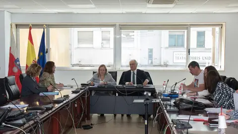 La consejera de Presidencia, Justicia, Seguridad y Simplificaci&oacute;n Administrativa, Isabel Urrutia, preside la Mesa Sectorial de Funcionarios de la Administraci&oacute;n de Justicia. 
8 mayo 2024