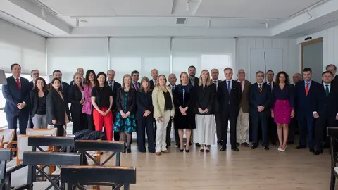 La consejera de Presidencia, Justicia, Seguridad y Simplificaci&oacute;n Administrativa, Isabel Urrutia, asiste al acto conmemorativo Digitalizaci&oacute;n de Registros. 
13 mayo 2024