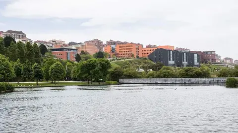 DAVID S. BUSTAMANTE 11/05/2018 SANTANDER/ CANTABRIA Campus universitario de la Universidad de Cantabria UC desde el parque de Las Llamas