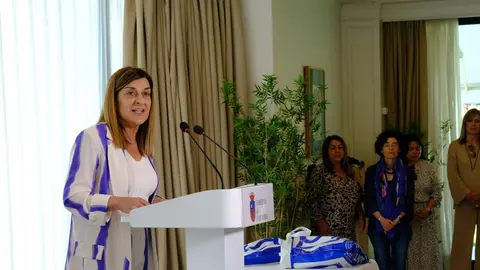 13:15 horas. Balneario de Puente Viesgo. La presidenta de Cantabria, Mar&iacute;a Jos&eacute; S&aacute;enz de Buruaga, asiste a los actos conmemorativos de la festividad de Santo Domingo de la Calzada. Previamente, a las 11:45 horas, participa en el homenaje frente al Monumento de El Soto. 10 de mayo de 2024 &copy; Ra&uacute;l Lucio