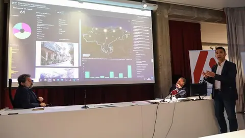 10:30 horas. Espacio Ricardo Lorenzo. Calle Los Aguayos, 5. Santander. El consejero de Fomento, Vivienda, Ordenaci&oacute;n del Territorio y Medio Ambiente, Roberto Media, asiste a la presentaci&oacute;n de la aplicaci&oacute;n sobre patrimonio arquitect&oacute;nico de Cantabria. 16 de septiembre de 2024 &copy; Ra&uacute;l Lucio