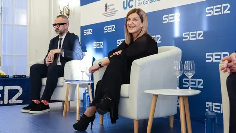 09:00 horas. Hotel Real, Santander. La presidenta de Cantabria, Mar&iacute;a Jos&eacute; S&aacute;enz de Buruaga, interviene en el Foro Ser Cantabria. 11 de octubre de 2024 &copy; Ra&uacute;l Lucio