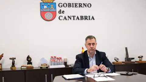 10:00 horas. Despacho del consejero. El consejero de Cultura, Turismo, Deporte, Luis Mart&iacute;nez Abad, participa, por videoconferencia, en la Conferencia Sectorial de Cultura. 17 de octubre de 2024 &copy; Ra&uacute;l Lucio