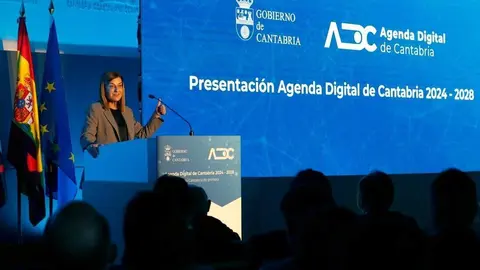 La presidenta de Cantabria, Mar&iacute;a Jos&eacute; S&aacute;enz de Buruaga, presenta la Agenda Digital de Cantabria.

22 nov 24