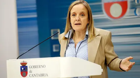 La consejera de Presidencia, Justicia, Seguridad y Simplificaci&oacute;n Administrativa, Isabel Urrutia, informa, en rueda de prensa, sobre el Fondo de Cooperaci&oacute;n Municipal de 2025. 
23 ene 24