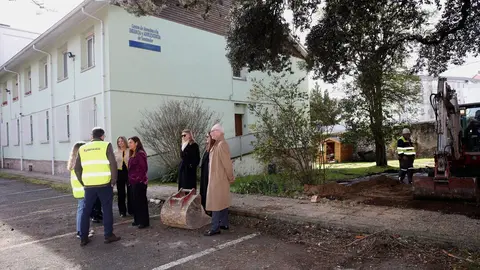 La consejera de Inclusi&oacute;n Social, Juventud, Familias e Igualdad, Bego&ntilde;a G&oacute;mez, visita las obras del Centro de Atenci&oacute;n a la Infancia y Adolescencia (CAIF).