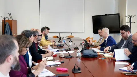 El consejero Educaci&oacute;n, Formaci&oacute;n Profesional y Universidades, Sergio Silva, atiende a los medios de comunicaci&oacute;n sobre la negociaci&oacute;n de la &lsquo;Mejora de la Educaci&oacute;n-Mejora de las condiciones laborales y retributivas del profesorado&rsquo;
7 MAR 24